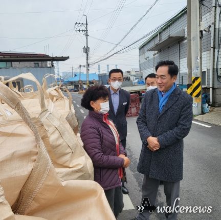 정장선 평택시장, 공공비축미 매입현장 찾아