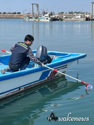 비브리오패혈증균 검사를 위해 바닷물을 채수
