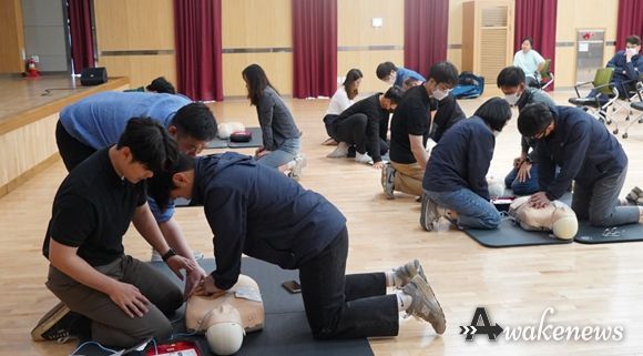 군포도시공사, 보건소와 함께하는 심폐소생술 교육 실시