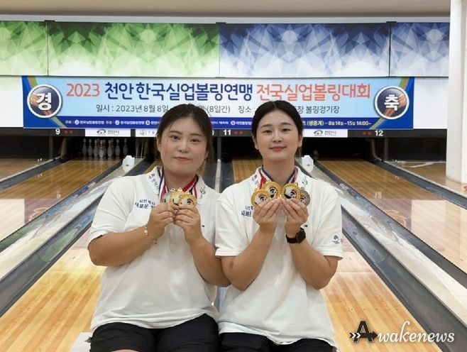 왼쪽부터 손혜린 선수, 양다솜 선수