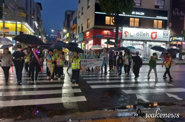 창전동, 민·관·경 합동 청소년유해환경 예방 캠페인 대대적 실시