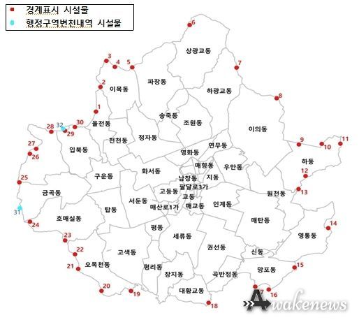 경계시설물 설치 현황