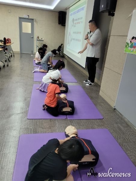 군포시, 드림스타트 응급처치와 소방안전 교육 실시
