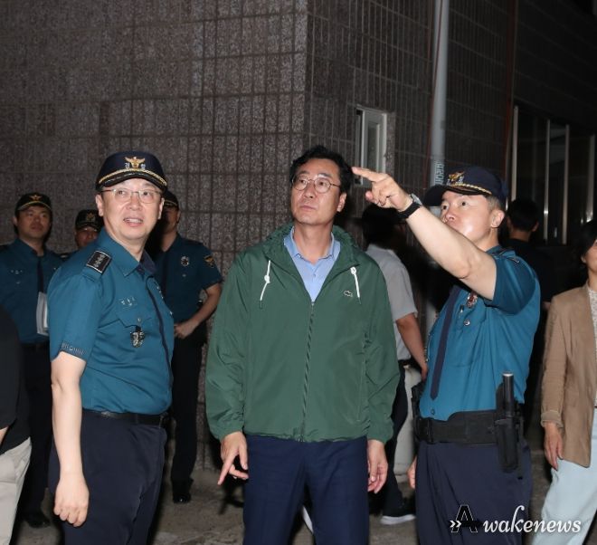 정명근 화성시장, '안전도시 지키기' 특별합동 순찰