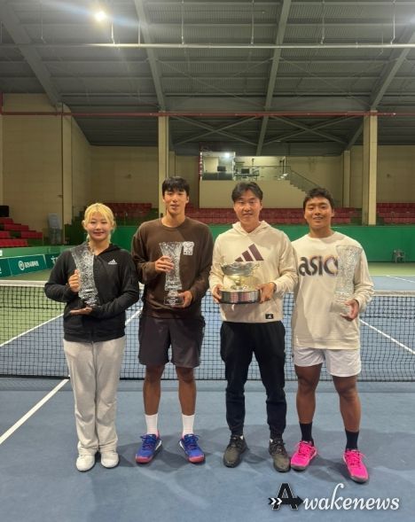 의정부시청 테니스팀, 한국테니스선수권대회서 눈부신 활약