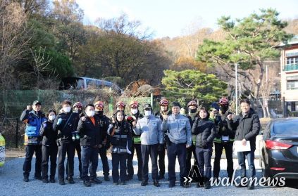 광명소방서, 산악사고 대비 특별구조 합동훈련 실시