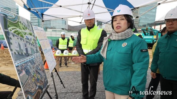 신계용 과천시장, 동절기 공사현장 점검 나서