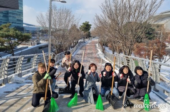 고양특례시 일산서구, 한파대비 육교제설 실시