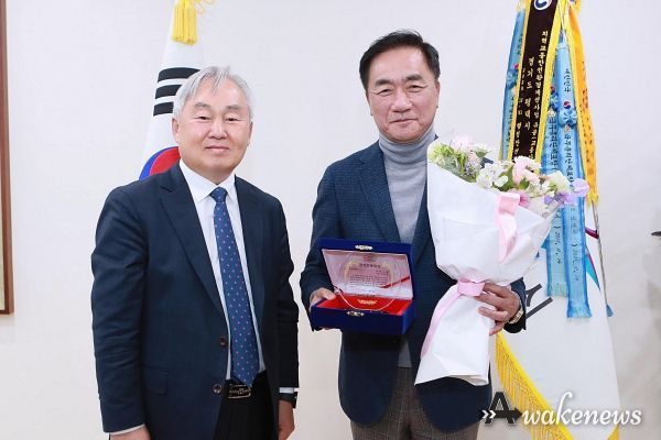정장선 평택시장 경기교육대상 수상