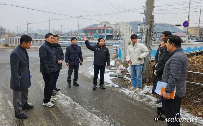 주광덕 남양주시장, 오남천 수질오염사고 방제작업 현장 점검