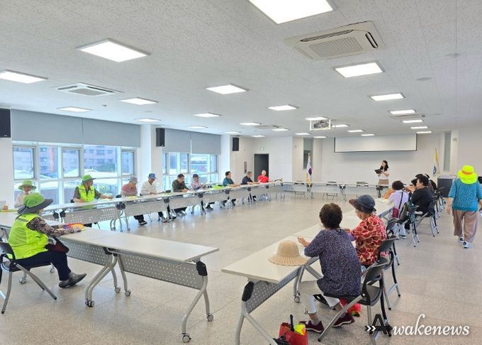 오학동, 노인일자리 참여자 대상 폭염, 안전 및 테이핑 교육 실시