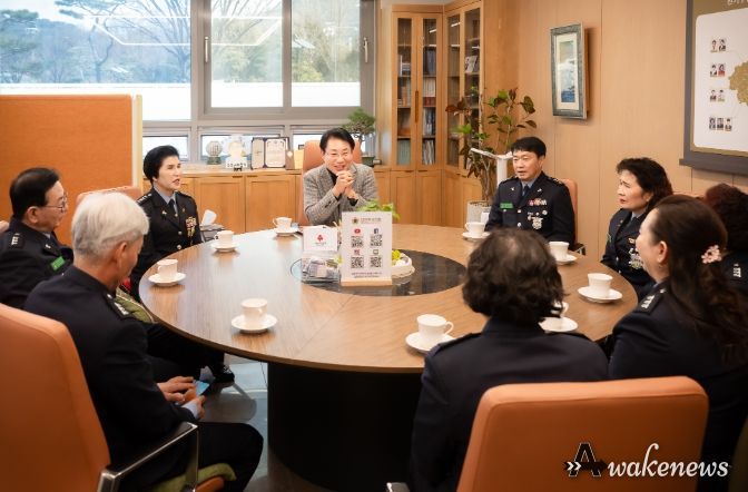 조성대 남양주시의회 의장, 남양주시새마을교통봉사대와 차담회 개최