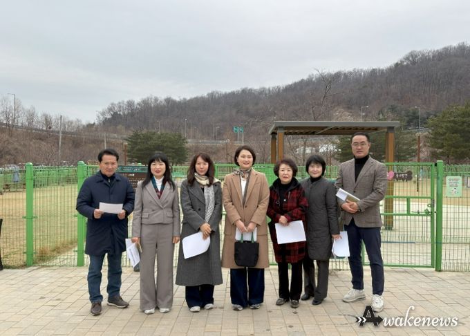 안양시의회 보사환경위원회, “삼막애견공원” 현장 방문
