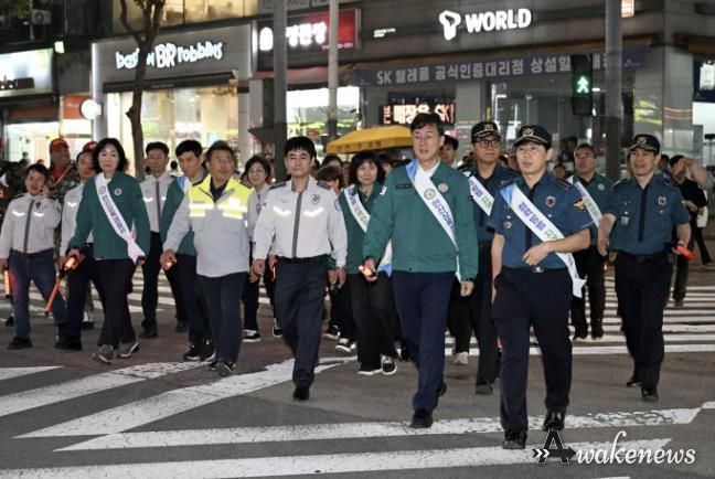 안산시, 한대앞역 일원 민·관·경 합동 순찰… 시민안전모델 가동