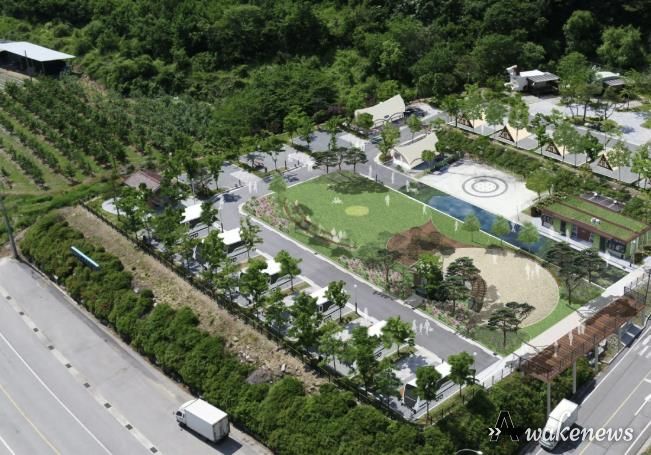 청량산 수원캠핑장 계획도