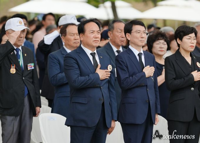 오산시, 유엔군 스미스부대 추도식 엄수