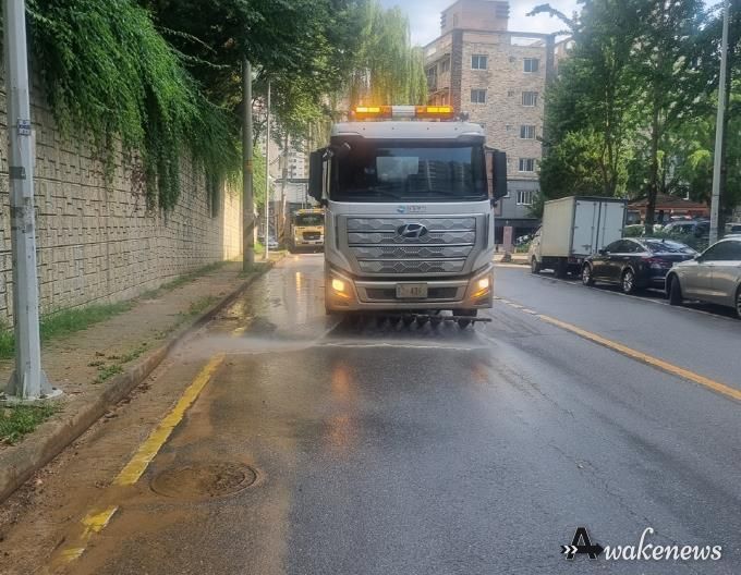 의정부시, 극한호우 피해 도로 복구 완료