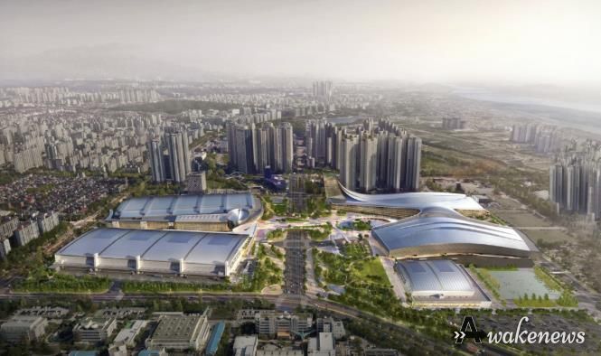 킨텍스 제1, 2, 3전시장 조감도