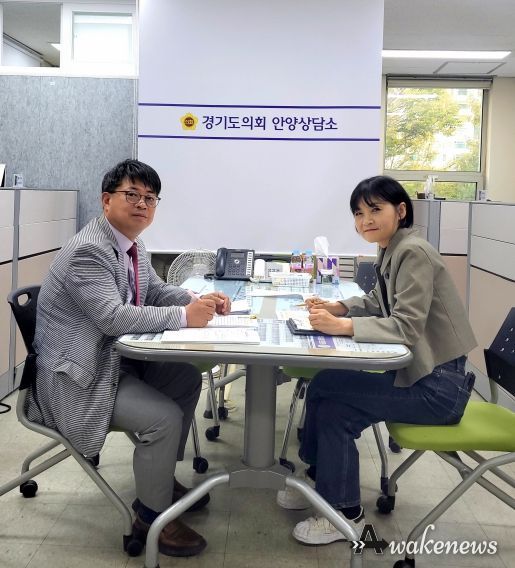 경기도의회 김재훈 의원, “안양시청 강당 영상표출 개선 등 지역 핵심사업 논의”