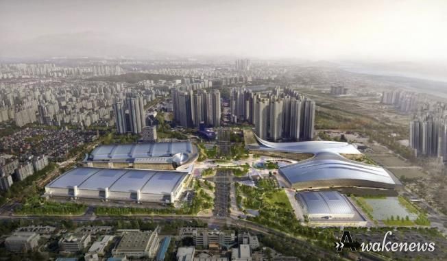 킨텍스 제1, 2, 3전시장 조감도