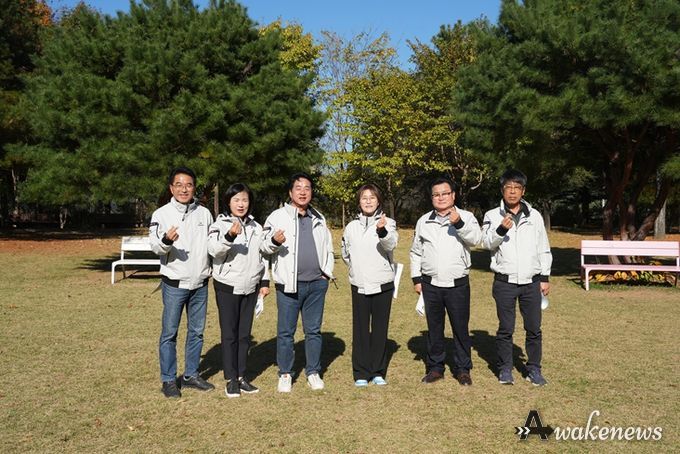 강원도특별자치도립화목원 방문한 평택시의회 산업건설위원회