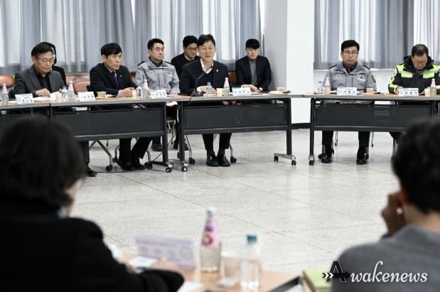 이민근 안산시장이 1일 열린 '2025년 외사치안협력위원회 정기회의'에서 발언하고 있다.