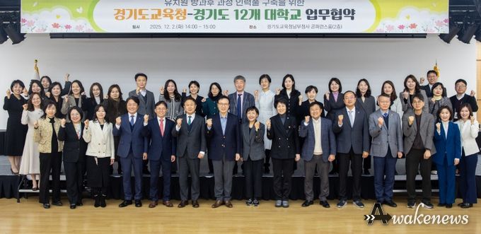 유치원 방과후 과정 인력풀 구축 업무협약식