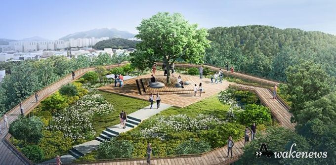 추동 숲정원 하늘마당 조감도