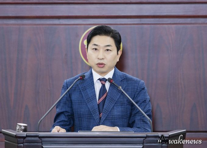 김종복 의원 5분발언모습