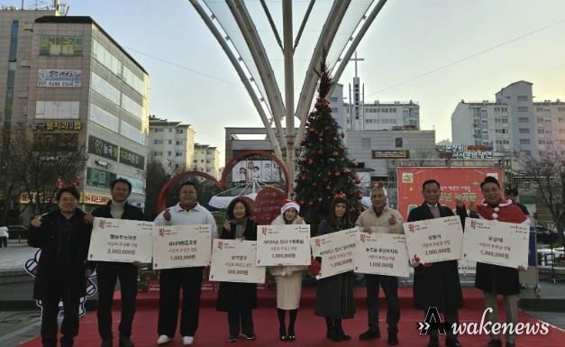 시흥시 능곡동, 따뜻한 연말 위한 ‘산타 데이’ 나눔 행사 진행