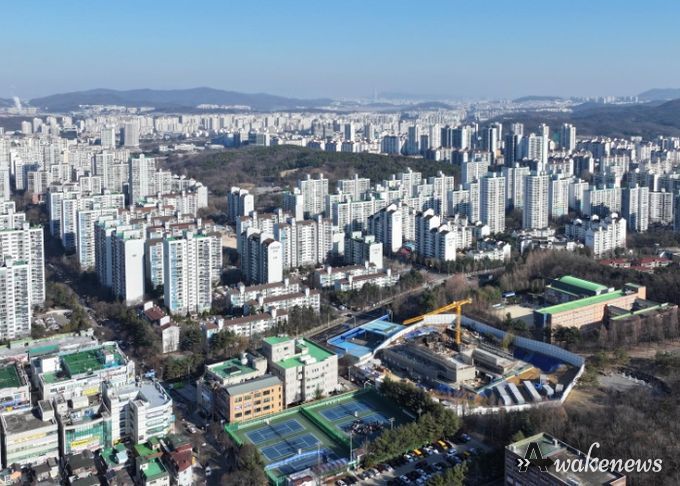 분당 노후계획도시 전경