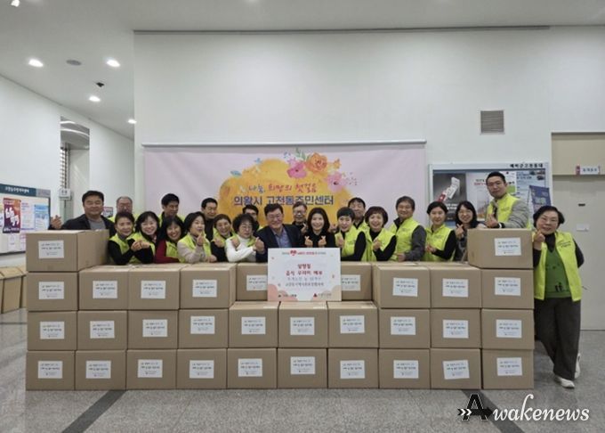의왕시 고천동 지역사회보장협의체, 설 명절 맞아 취약계층에 온정 전달