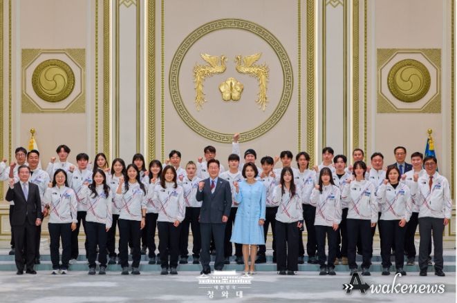 동계올림픽 선수단 격려 오찬(청와대)